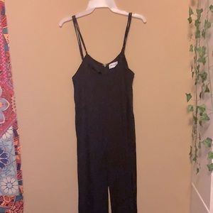 Love Sadie Black Overall Jumpsuit